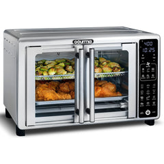 Close-Up of Digital Touchscreen with 19 One-Touch Cooking Presets
